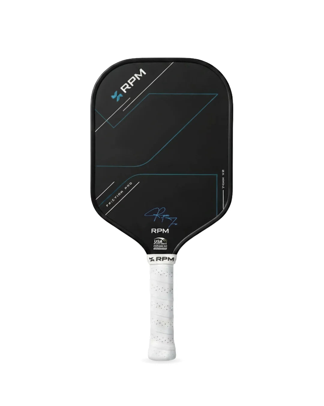 RPM Friction Pro 14mm Elongated V2 Ryan Fu Signature Pickleball Paddle