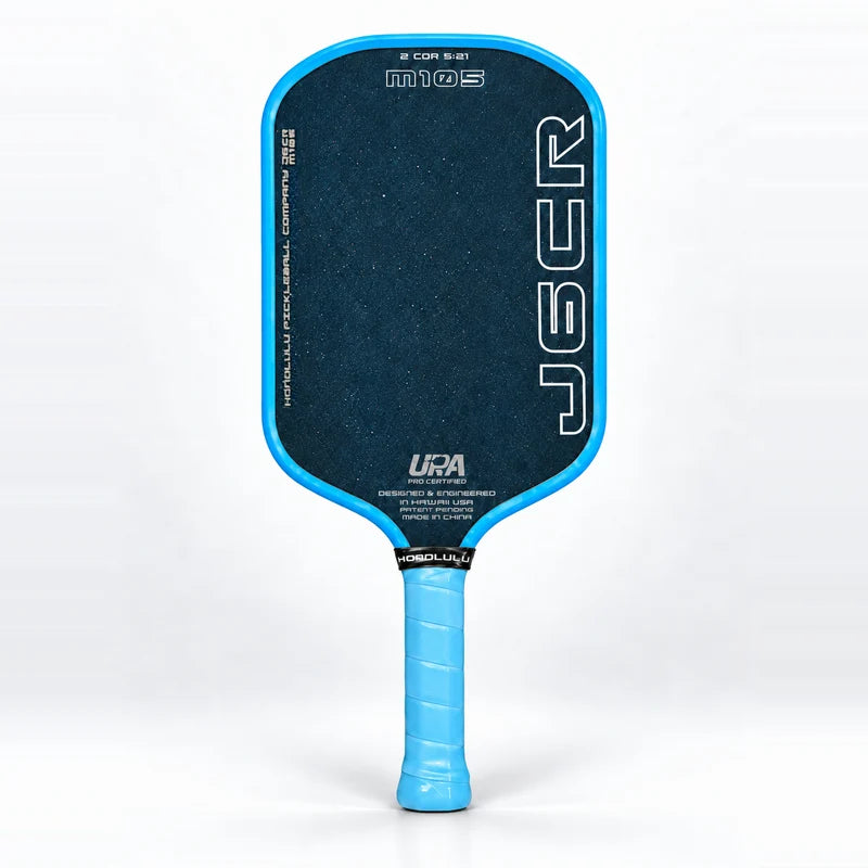 (Preorder) - Honolulu Sword & Shield J6CR M 105 Crystal Blue Endurance Surface™ Pickleball Paddle