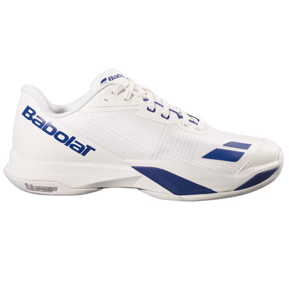 Babolat Jet Mach 4 Beige Blue Shoes