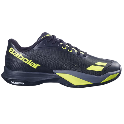 Babolat Jet Mach 4 Black Yellow Shoes