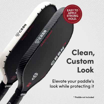 CRBN Pickleball Protective Edge Guard Tape 4 Pack Clean Look