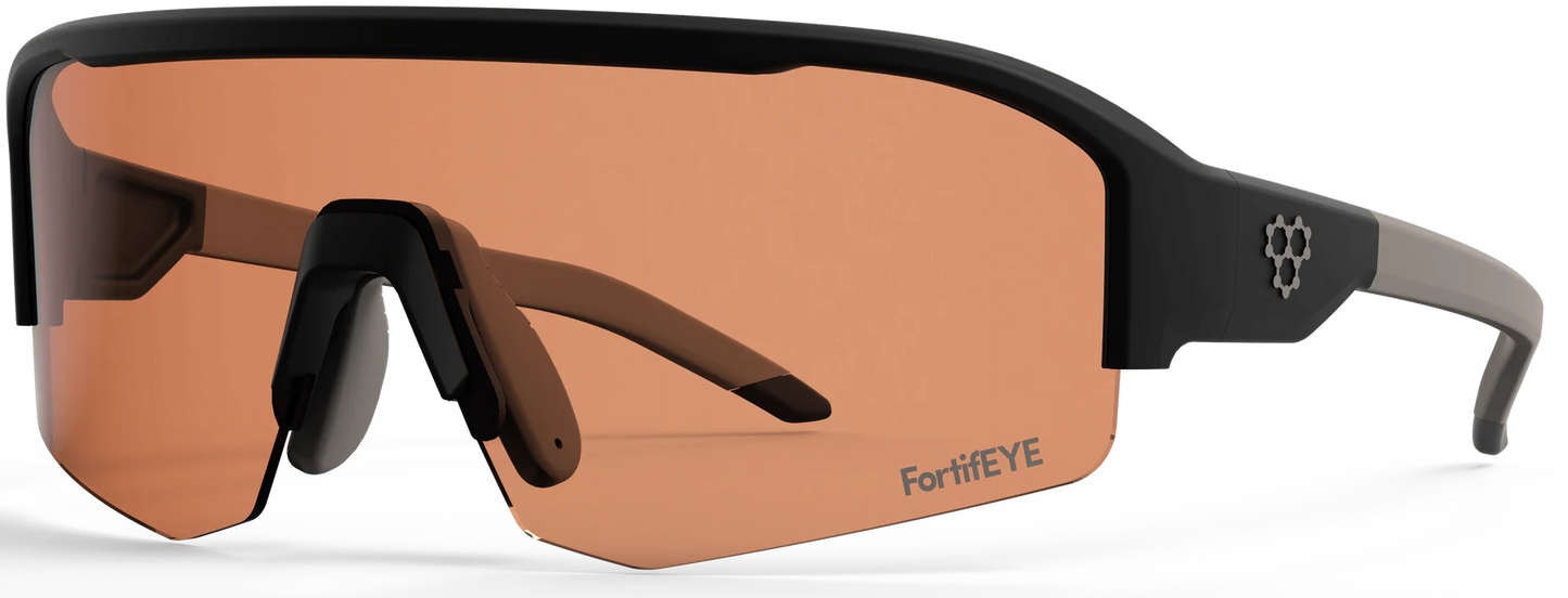 CRBN Pivot Pickleball Glasses Orange Lens