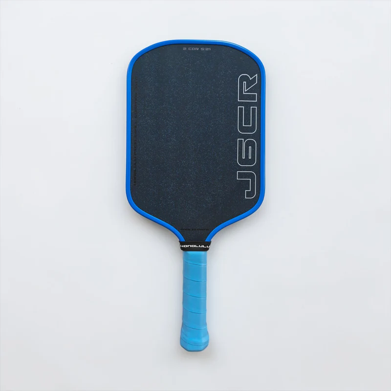 Honolulu J6CR Crystal Blue Endurance Surface Pickleball Paddle