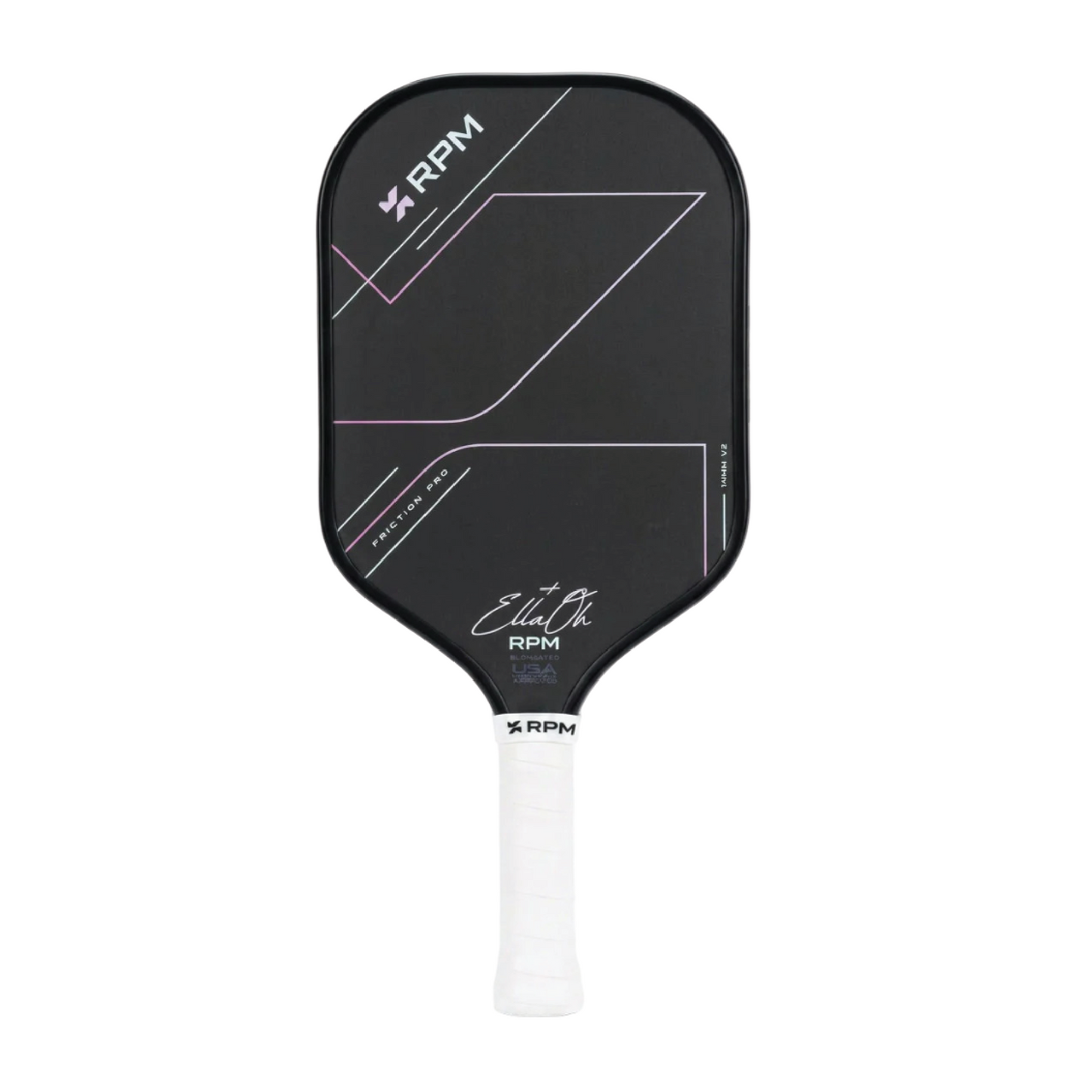 RPM Friction Pro V2 Ella Oh Signature Pickleball Paddle